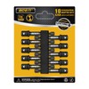 Mr.wintek 10pcs 3/8" Drive Socket Adapter Set, 1/4" SAE Hex