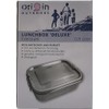Origin Outdoors Unisex Adult Deluxe Lunch Box, Stainless Steel, 0.8