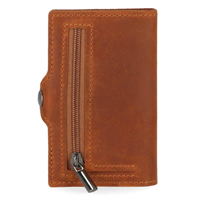 Harley-Davidson Men's Embossed Bar & Shield Pop-Up Card Holder Wallet