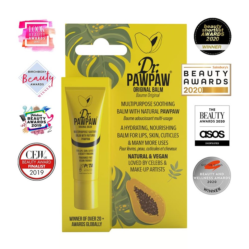 Dr.PAWPAW Original Balm, Multi-Purpose Natural No Fragrance Balm for Hydrating