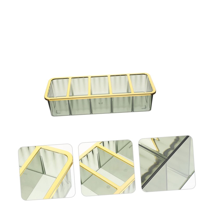 TEHAUX Desktop Organizer Storage Box Multi-functional Remote Control Holder for