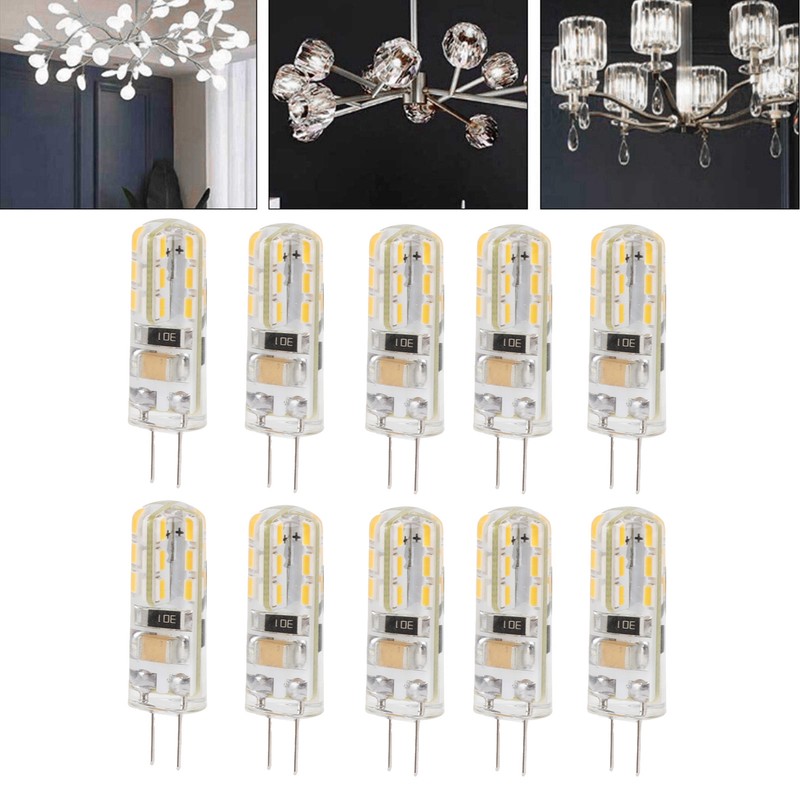 10pcs G4 LED Bulb Double Feet Base 1.5W AC110V 110LM
