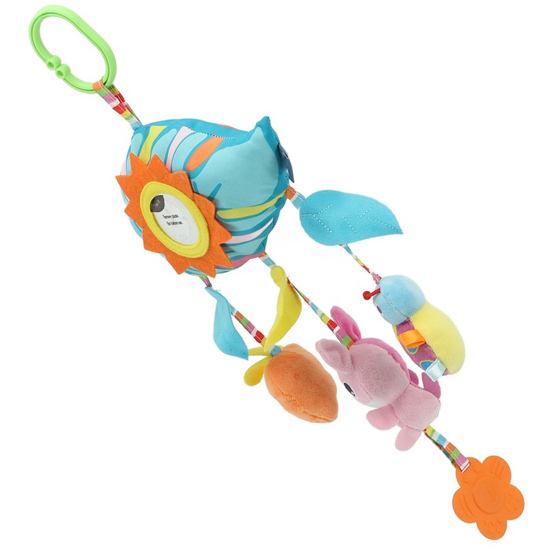 Car Seat Toy Baby Newborn Plush Hanging Clip On Infant