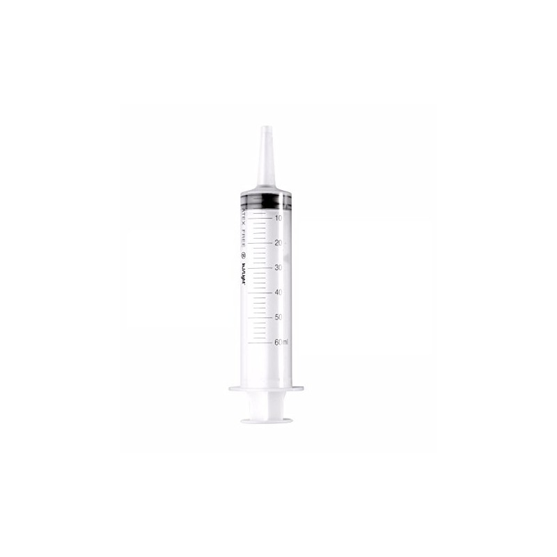 Rays 5 X 60ml Catheter Syringe CE Marked Free P+P