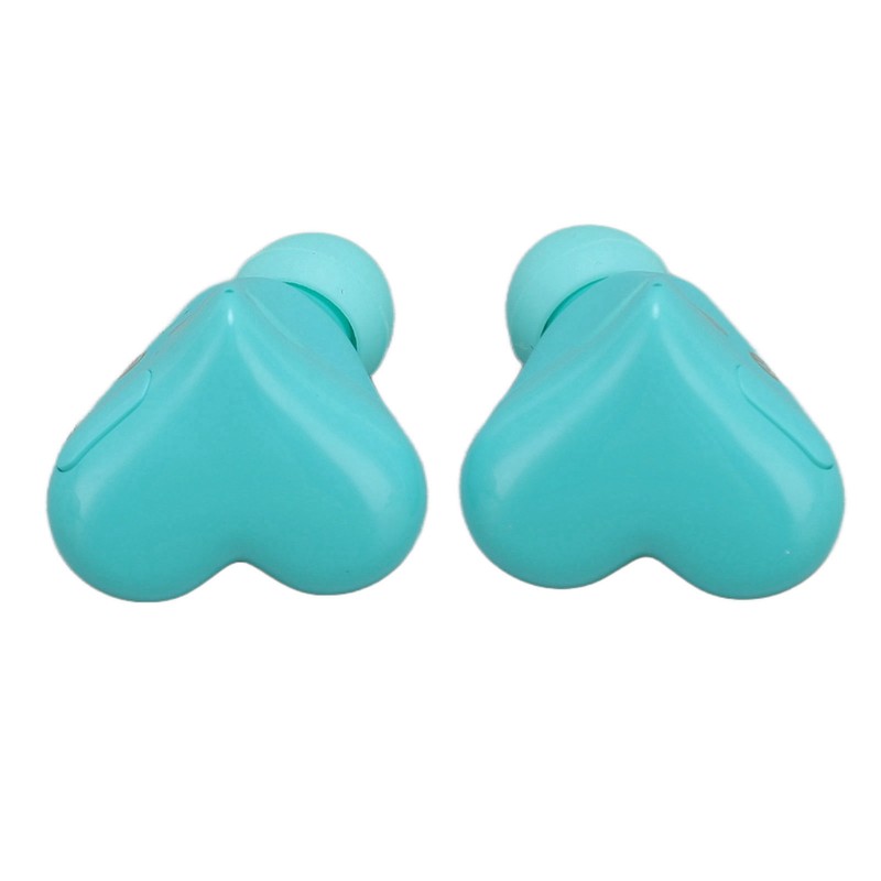 Heart Shaped Earbuds Cute Wireless Bluetooth5.3 Headphones Lightweight Noise Reduction