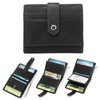 Carteras para Caballero Piel, Cartera Hombre Compacta con 14 Ranuras