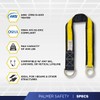 Palmer Safety 3-Pack 4 Ft Cross Arm Strap, 3" Wide