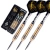 CUESOUL 22 grams Black Scorpion Steel Tip Darts Set with