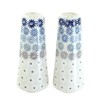 Blue Rose Polish Pottery Harmony Salt & Pepper Shakers