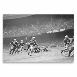 Running For Daylight: Briggs Stadium Greeting Card, 1939