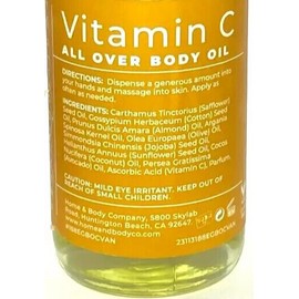 HOME&BODY EARTH GOODNESS VITAMIN C ALL OVER BODY OIL COCONUT VANILLA COCONUT+VITAMI