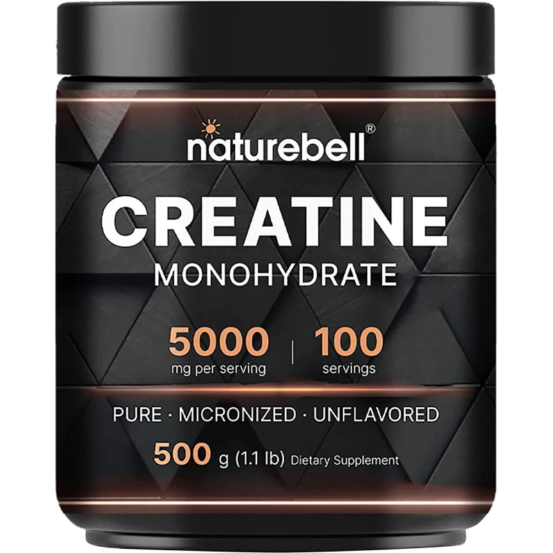 Creatine Monohydrate Powder 500 Grams, 5000Mg per Serving, Pure Unflavored