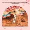 3D Memo Pad with Light Cute Sakura Tree House Decor