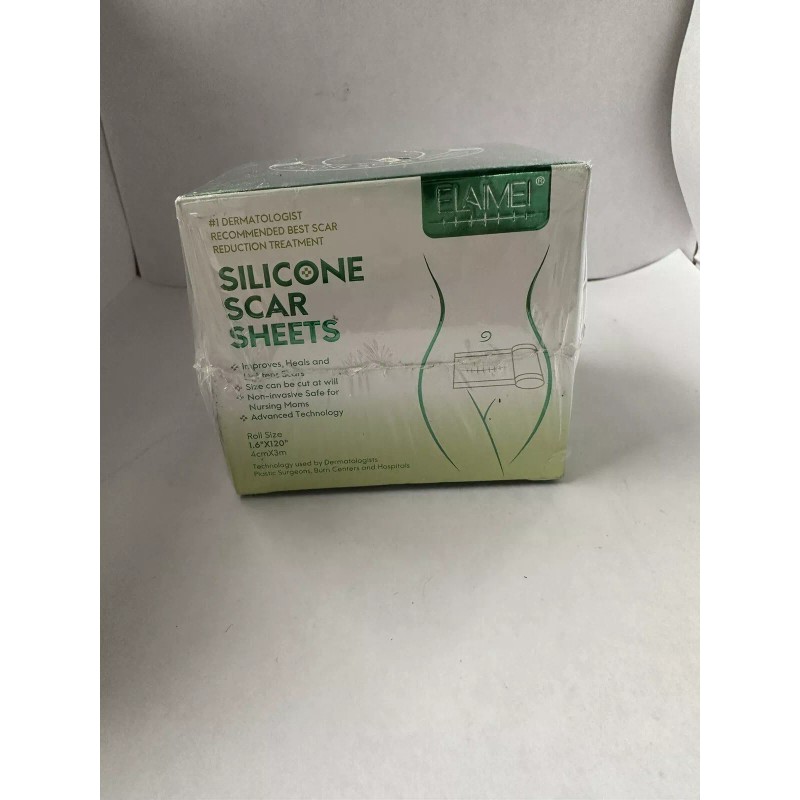 Elaimei Silicone Scar Sheets Roll 1.6" x 120” EXP 09/2025