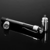 2pc Black, RE-GEN Aluminium Re-Usable LED Doctors Nurses Pen Light