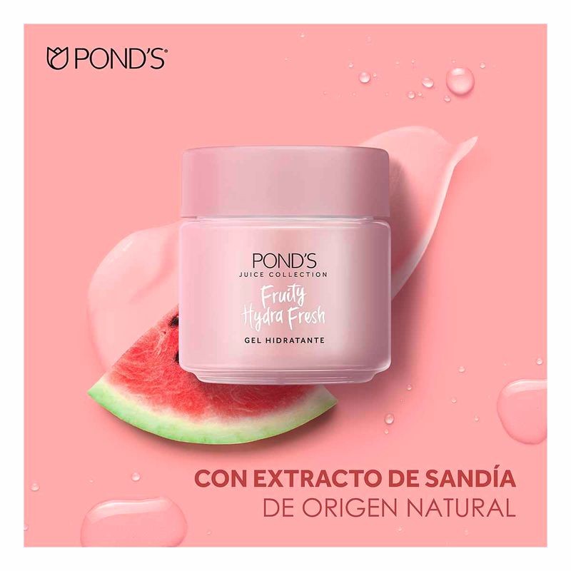 Hidratante Facial en Gel Pond's Fruity Hydra Fresh Sandía 110g