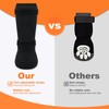 yrenoer Dog Socks 4-Pack for Medium & Large Dogs, Waterproof,
