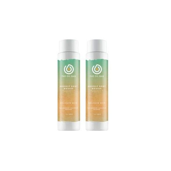 Lemon Scented Rosehip Body Mousse - 2 x 5 oz