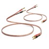WOWLED 13AWG Speaker Cable with Banana Plugs, 2 Pack 2m