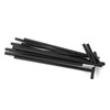 Hanging Rack Black Tripod Structure Folding Hanging Shelf with Storage