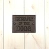 Treasure Gurus Cast Iron Beware of Dogs Warning Caution Sign
