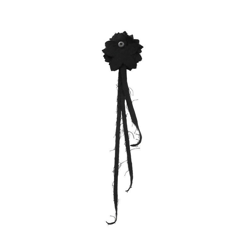 Anne ash Anush Cotton Flower Corsage BLACK