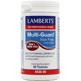 Lamberts Multi-Guard Iron Free Formula 60 Tablets