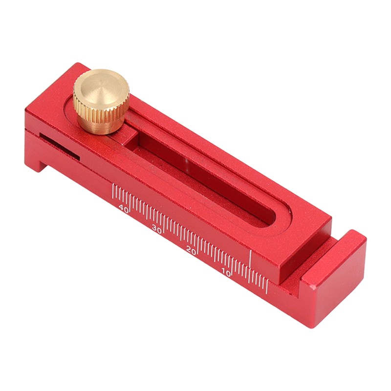 Depth Measuring Ruler Saw Gaps Gauge Aluminium Alloy 5‑40mm Tool