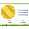 HAUSPROFI 30 x Titanium Replacement Blades for Eufy Robotic Lawnmower