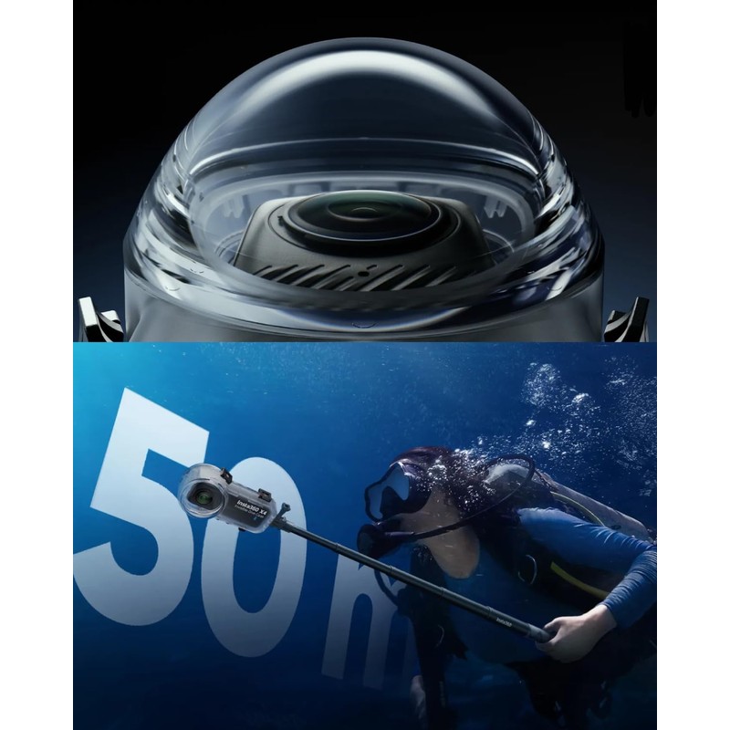 Protect Dive Case for Insta360 X4 Sport Camera Underwater Camera