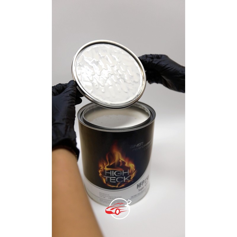 High Teck HFP158 Super White Basecoat Urethane Auto Paint QUART