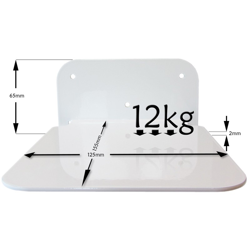 Galleksa Invisible Concealed Floating Metal Bookshelf Wall Mounted Storage for