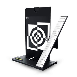 JJC 2-in-1 Lens Focus Calibration Tool with Balance Card for Canon Nikon Sony Pentax Olympus etc. Professional Cameras