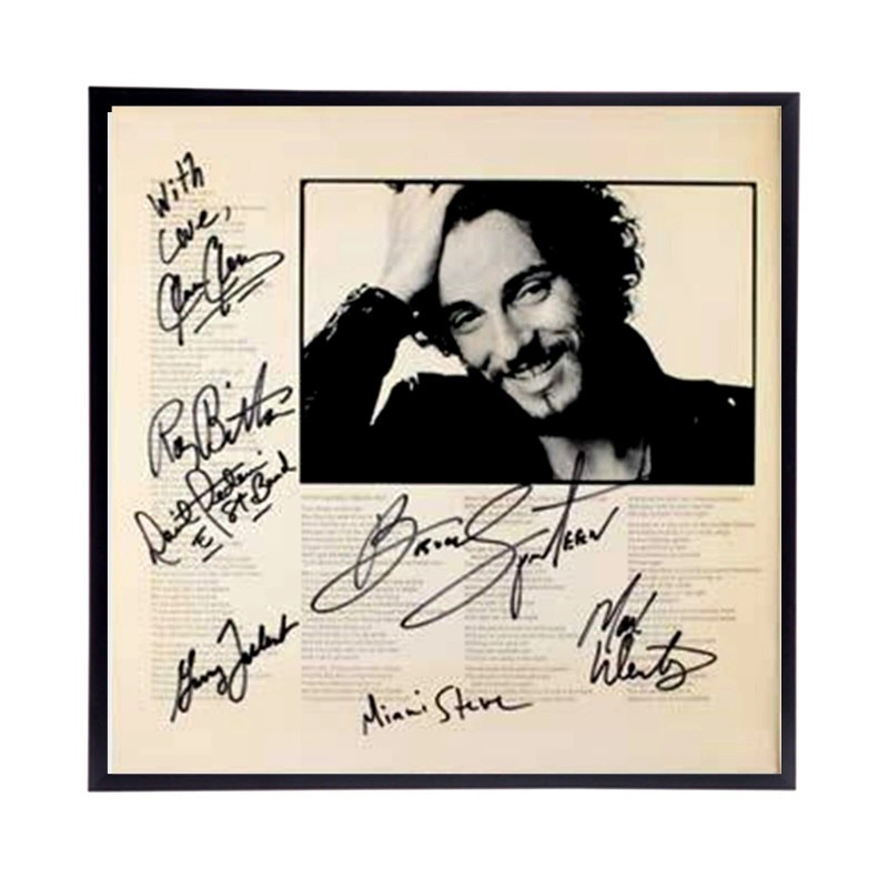 Bruce Springsteen Autographed Album Cover Reprint.Frame Included.Make an offer.