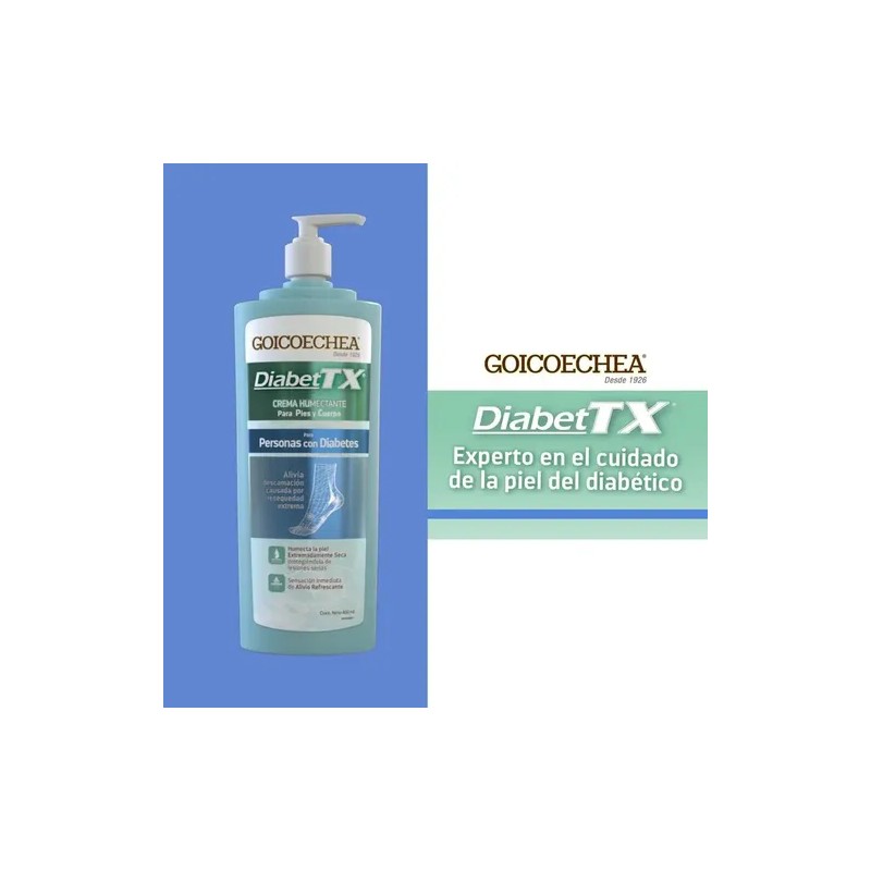 Goicoechea DiabetTx Crema Humectante e Hidratante 400 ml