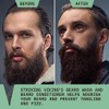 Striking Viking Crecimiento Saludable Barba Hidratación Nuestro Set Champú Acondicionador