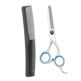 Baluue Ergonomic Hair Cutting Scissors Comb Set 2pcs Professional Hair Scissors for Barber