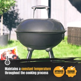 Smoker Chef Smoker Gasket – 0.6’’ Wide 0.2’’ Thick High Temp Seal Grill Gasket – 17 FT Long Self Stick Black Nomex Tape Gaskets for Smokers and BBQ Lid – Heat Seal Material Replacement