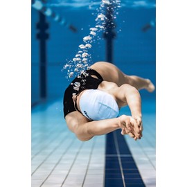 arena Classic Unisex Silikon-Badekappe, Schwimmkappe für Frauen und Männer, Badekappe mit Verstärktem Rand, Weiche und Strapazierfähige Schwimmkappe