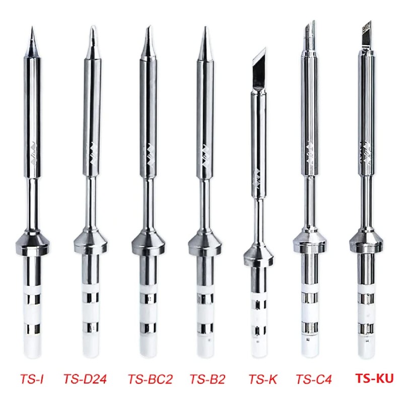 MASUNN Original Replacement Solder Tip For TS100 Digital LCD Soldering