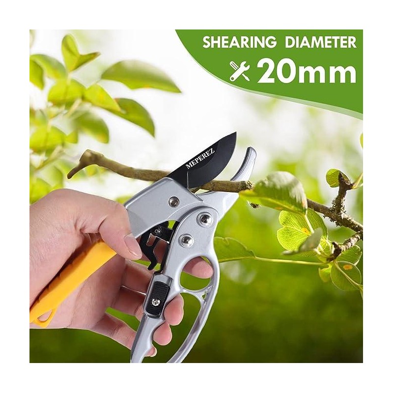 MEPEREZ premium Germany garden clippers, Work 3 times easier, Arthritis