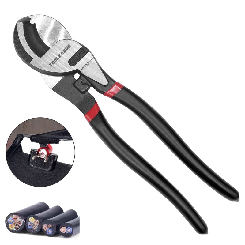 TOOLEAGUE 10 Inches Cable Cutter,Heavy Duty Cable Cutting, High Leverage