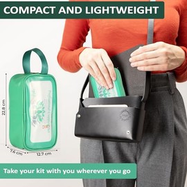 Uplife Uplife Chinese Cupping Therapy Set, 12 Vacuum Air Suction Cups in Bag with Pumping Handle + Extension Cord, Massage for Back/Neck