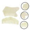 Mikinona Gua Sha Comb Set 2pcs Jade Face Massage Tool