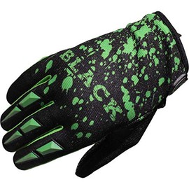 Black 5277-0705 MX Splat Motocross Gloves M Green