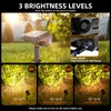 LEREKAM 3 Brightness Modes Solar Outdoor Lights with Super Bright