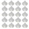 20 Pack 18mm/0.7" Mini Clear Suction Cups for Glass Table
