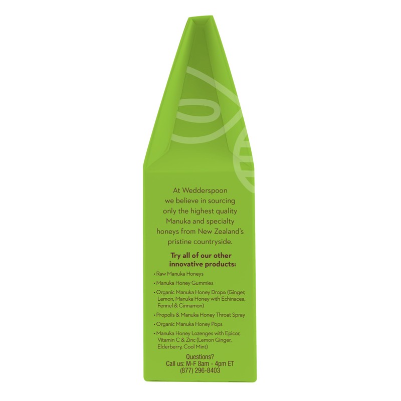 Wedderspoon Organic Manuka Honey Drops, Eucalyptus & Bee Propolis, 20