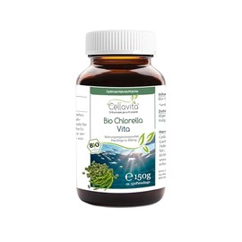 Cellavita Chlorella Spirulina Chlorella Tablets High Dosage Vita Pressings / Tablets Made in Germany
