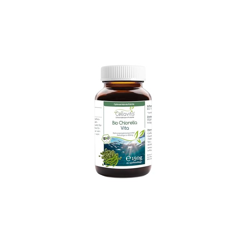 Cellavita Chlorella Spirulina Chlorella Tablets High Dosage Vita Pressings /